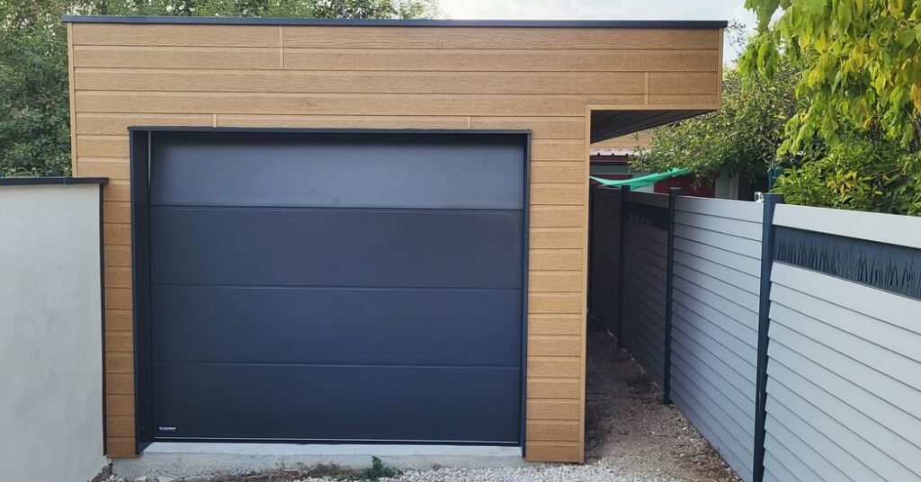 pose d'un garage ossature bois Abris-co-04